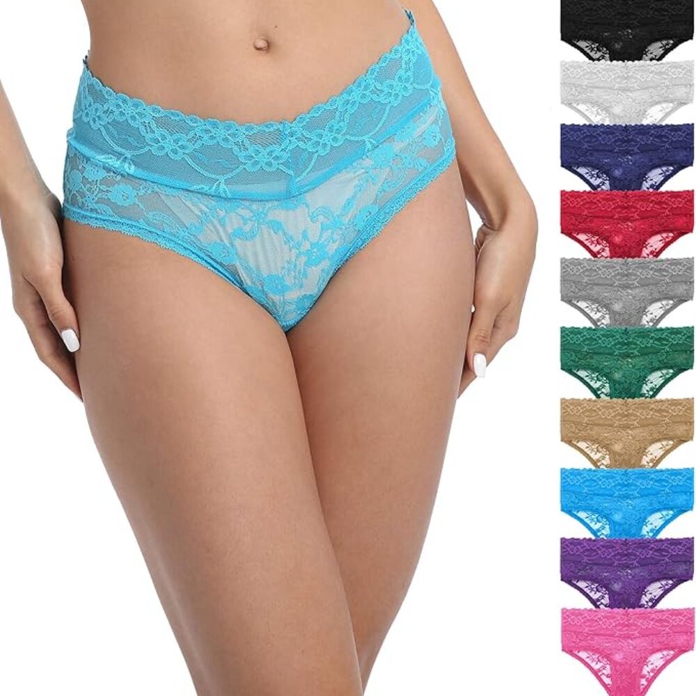 NEW PMRXI Sexy Women's Underwear Cheeky Hipster Lace Panties